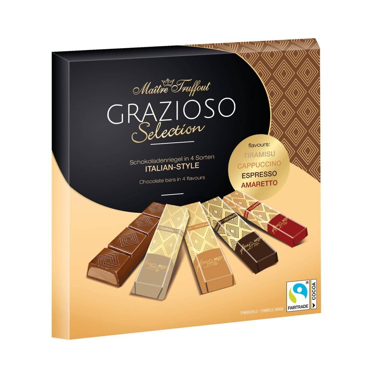 SuperMerchantEU MaitreTruffout Grazioso Selectie Italiaanse Stijl Chocolade Mix 200 G