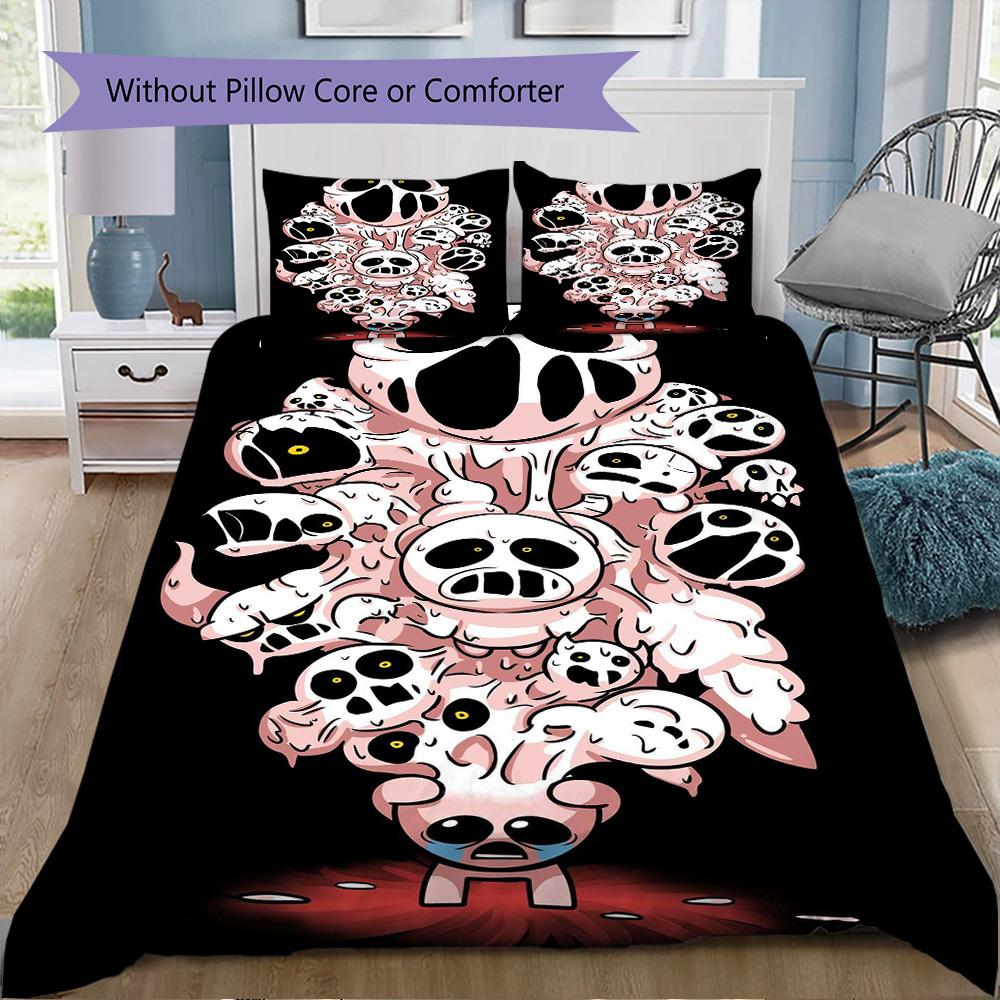 Skull Collection Pattern Bedding,Quilt Set Quilt Cover Pillowcase Home Birthday Gift (1*duvet cover+2*pillowcase,without core)ZSJT0917288