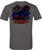 Let'Em Eat Neon Color Salt Water Fishing Short Sleeve T-Shirt