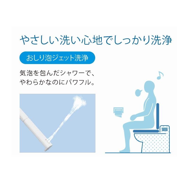 LIXIL INAX Warm Water Wash Toilet Seat In 2 Year Warranty Hot Water Storage Type Shower Toilet RG Series Pure White [Made Japan] CW-RG1/BW1