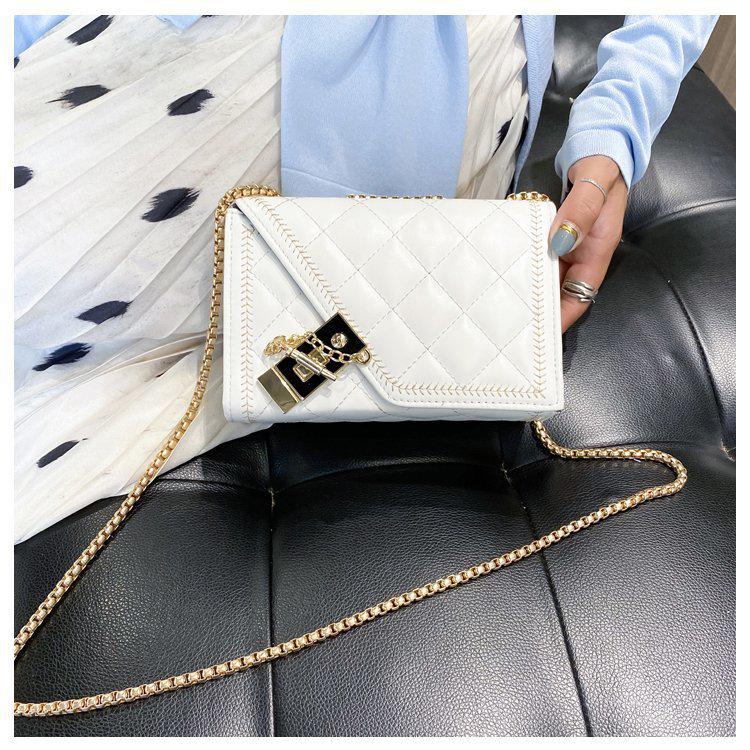 SCIONE Bag Female Rhombic Chain Handbag Fashion Small Square Bag Temperament Small Fragrance Shoulder Bag