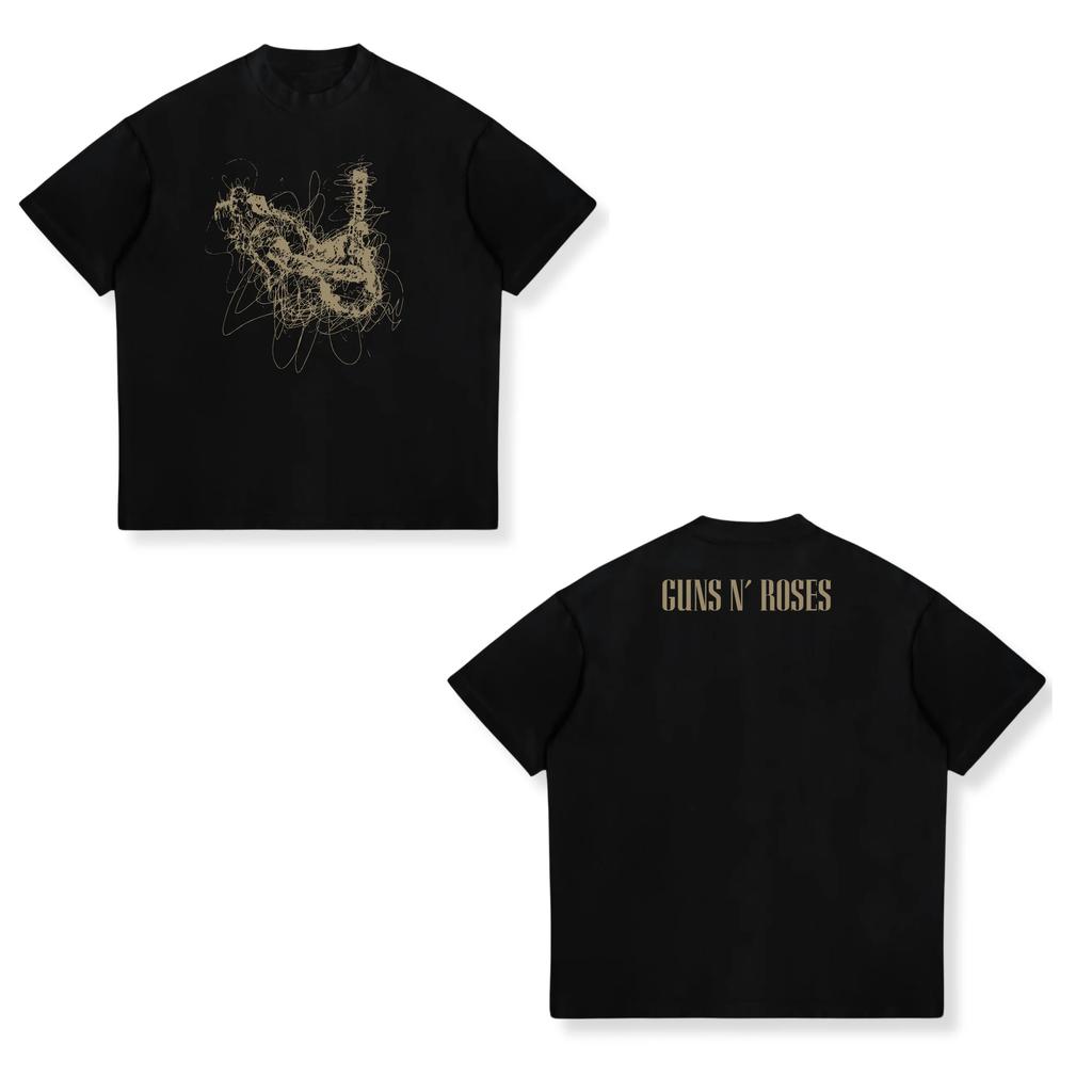 Popular Heavy Metal Band Cotton Printing T Shirts for UnisexWomen Fashion Hip Hop Streetwear Oversized Short Sleeve Tops Tees