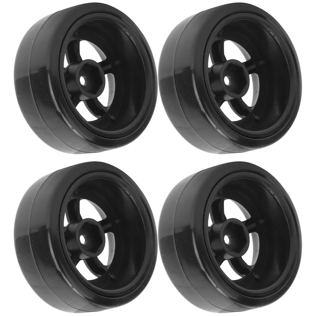 4Pcs 63mm RC Rubber AntiSkid Tires Drift Tyres Replacement Fit for WPL D12 1 10 RC Car