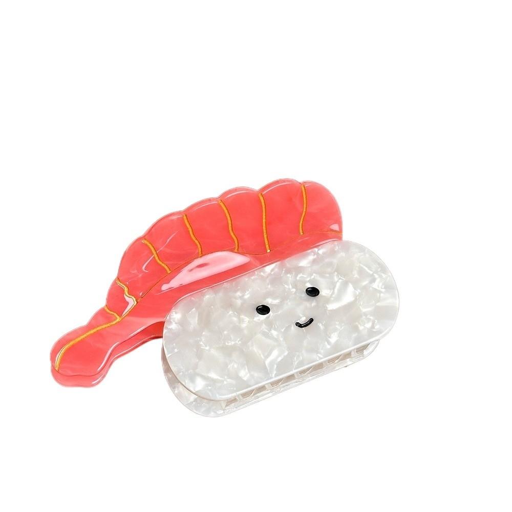 Cute Small Shark Clip Korean Style Acetic Acid Claw Clip Hairpin Sushi Hair Clip  Headwear