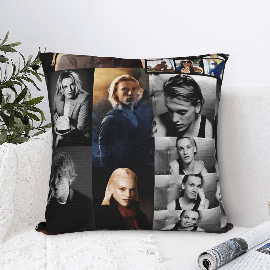 Pillow Cover Jamie Campbell Bower Abstract Collage Cute Funny Pillow Case For Sofa Home Decor Pillowcases