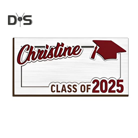 

Держатель денег на выпускной 2025 года, деревянная денежная карта, держатель денег на память о выпускном, подарки на выпускной для одноклассников, друзей семьи красный