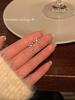 Elegant Snowflake Pearl Christmas Tree Zircon Earrings - Light Luxury Fashion Studs for Women