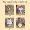 Electric Garlic Chopper Cordless Mini Food Processor Multipurpose Kitchen Tool Ideal for Chopping Onions and Meat