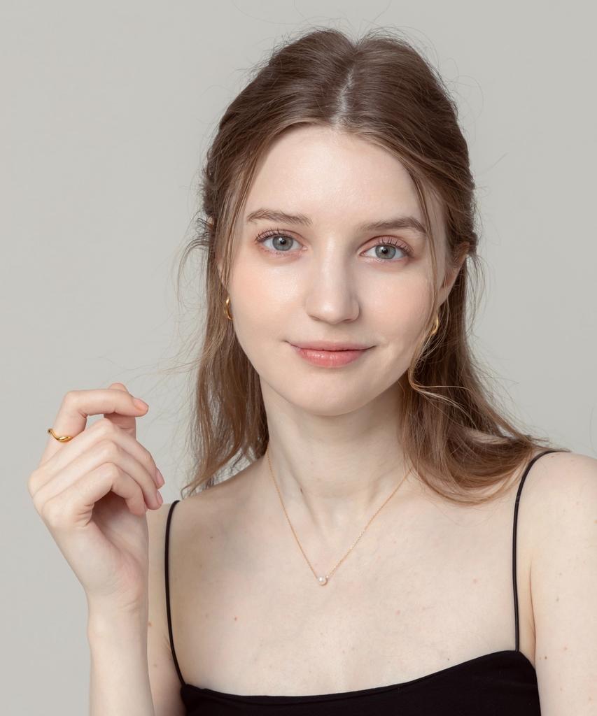 Lilykori 925 Silver Ange Pearl Necklace