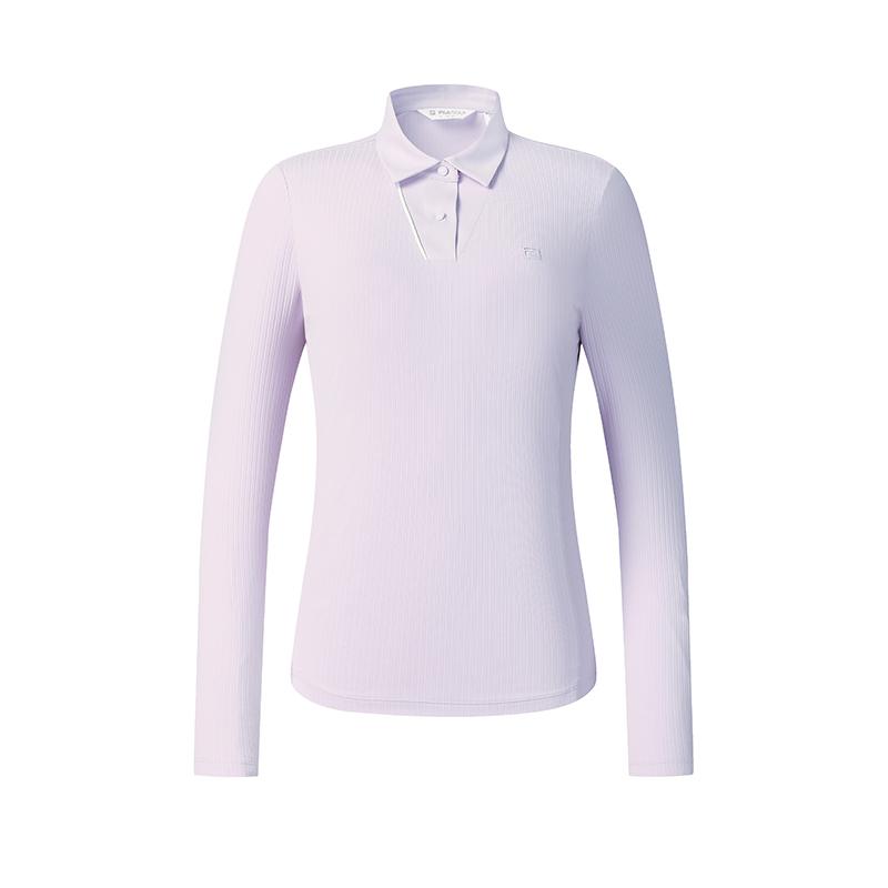 New FILA Golf Series Polo Shirt Women's Cloud Garment Purple A11W535201FVT