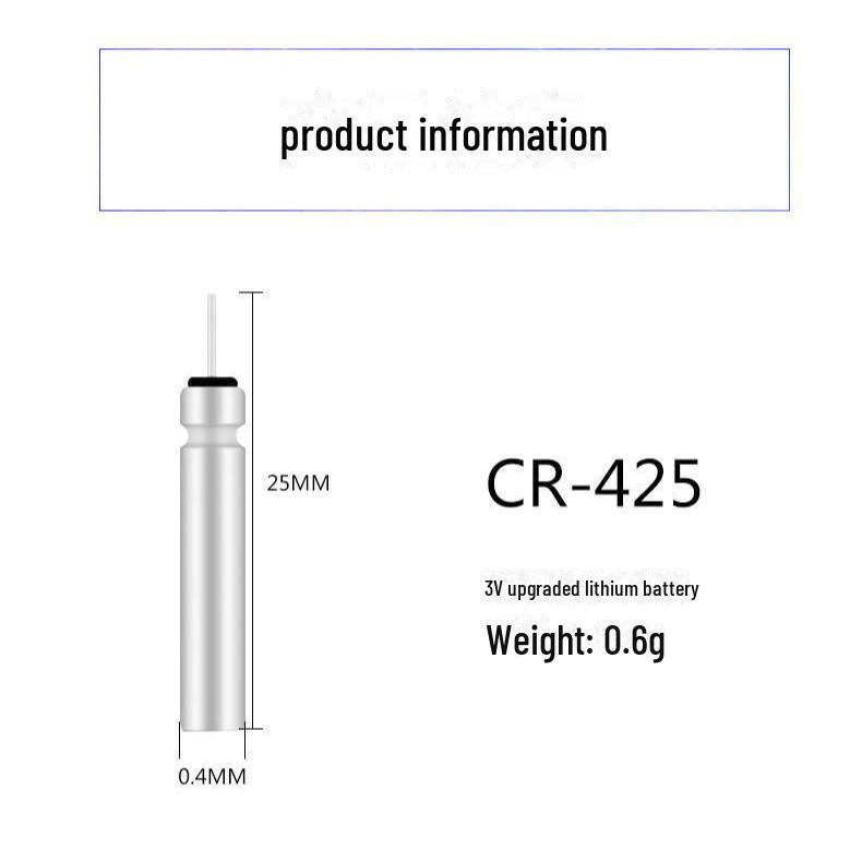 Long-lasting CR425 Model Electronic Fishing Float Battery