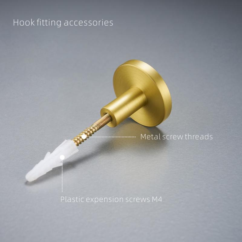 Dooroom Brass Hooks Shell Nordic Pastoral White Gold Bathroom Indoor Kitchen Hallway Wall Clothes Hooks Wall Hangings Row Hooks