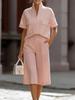 2026 Spring Women's Casual Loose Solid Color Suit