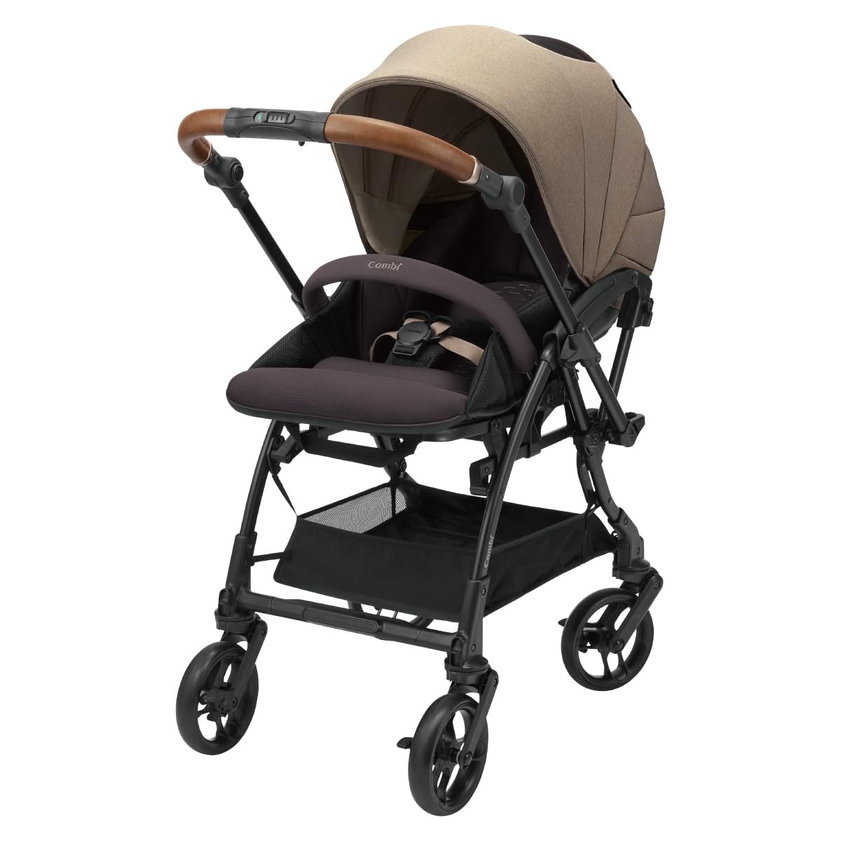 

Комбі А-типу (Спрямований вправо) Коляска, White Label, Sugocal S, Egg Shock JA, Hazel Beige, для віку від 1 місяця до 36 місяців, з Synchro Seat [30-денна]