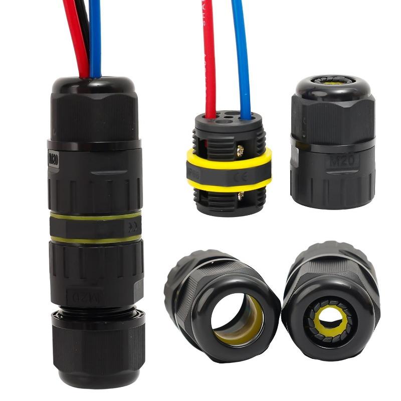 Power Cable Connectors Wire Connector Vertical Electrical Wiring Terminals Wire Repair Extend 2/3/4 Pin Diameter 5-9/9-12mm