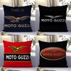 Moto GGuzzi Motorcycle Logo Pillow Cover for Bedroom Room and Living Room Sofa Decorative Cushion Cover