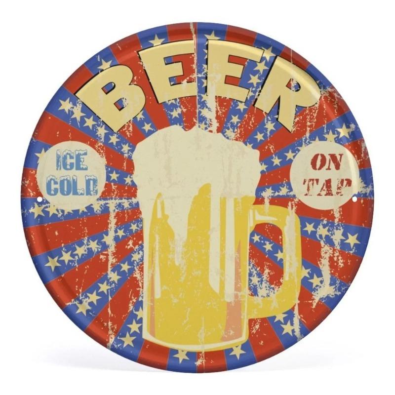 Vintage Metal Wall Art Plaque 20x20cm, Kitchen Coffee Bar Cafe Decor Sign