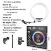 RGB Fill Light Ring for Photography & Videography - 10, 8, or 18 Inches