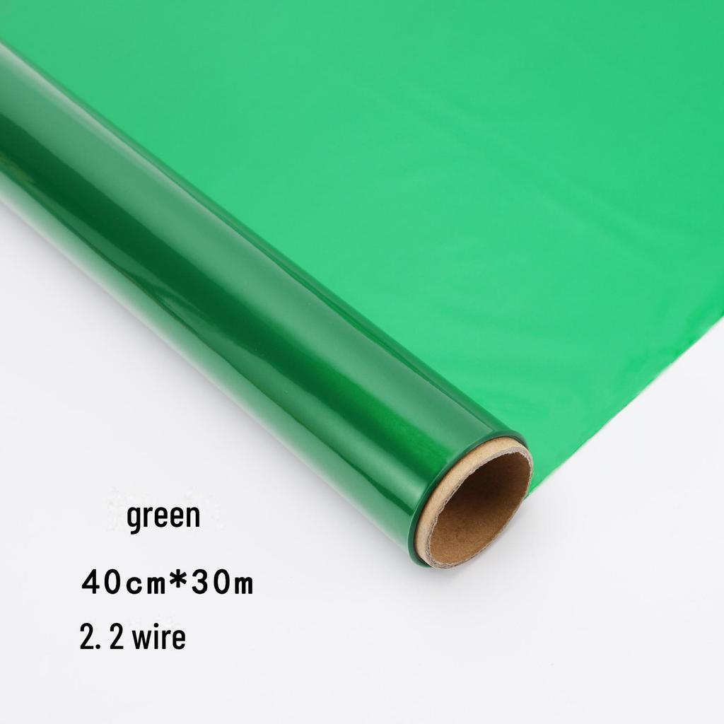 Waterproof Colored Glass Crystal Cellophane Roll for Flower Art and Packaging