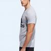 Adidas Printed Round Neck Sports T-Shirt Men Tops Gray ED9607
