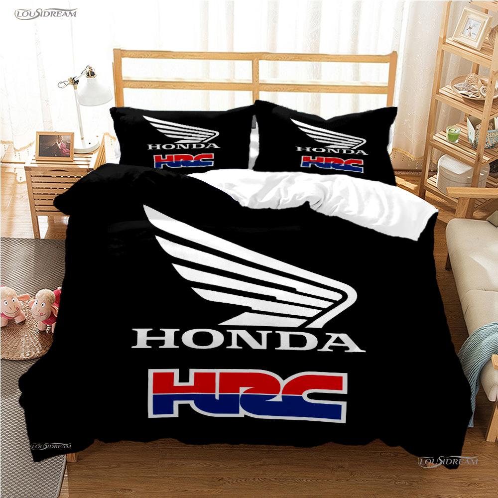

Moto Racing Casal All Season Duvet Cover Comforter Bedding Set Soft Quilt Cover and Pillowcases Teens Single/Double/Queen/King 135x200cm