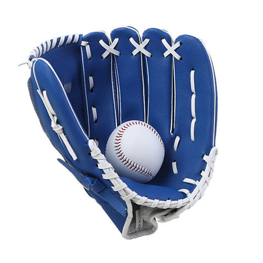 10.5-12.5 Inches Baseball Glove Blue Catcher Gloves Baseball Glove Softball Glove  Outdoor Sport