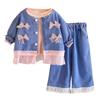 Kids Casual Long-Sleeve Set, Comfortable Daily Wear Outfits