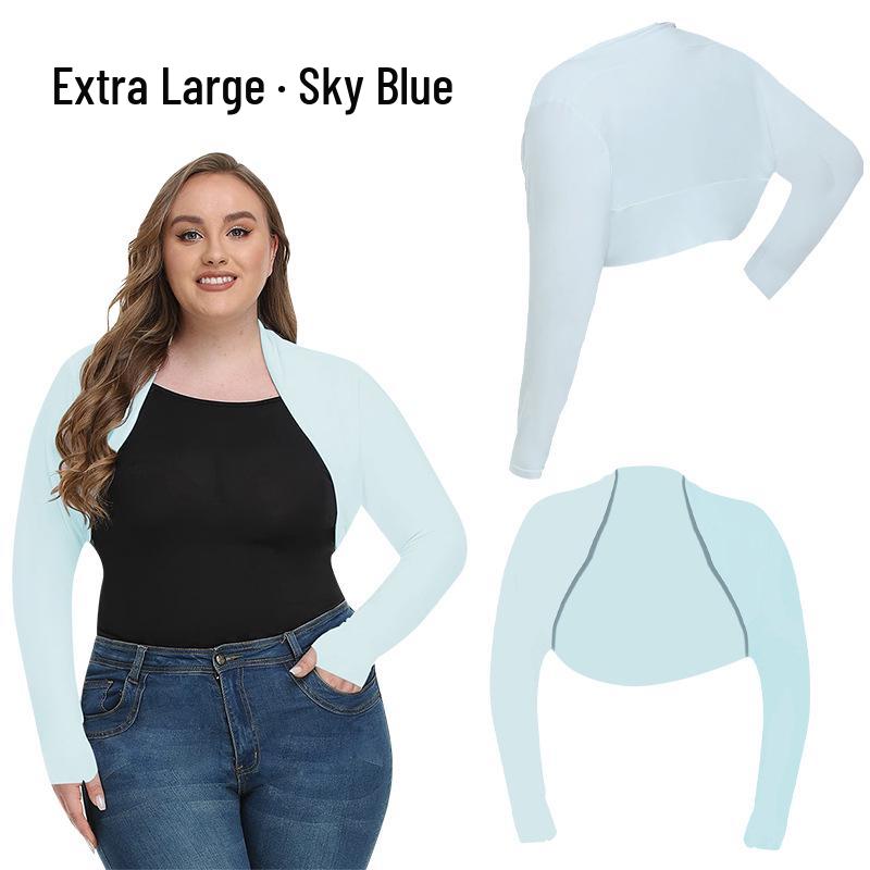 Damen Sommer Sonnenschutz Golf & Radfahren Armstulpen - Leichtgewichtiger, einfarbiger Schal für Outdoor-Sportarten