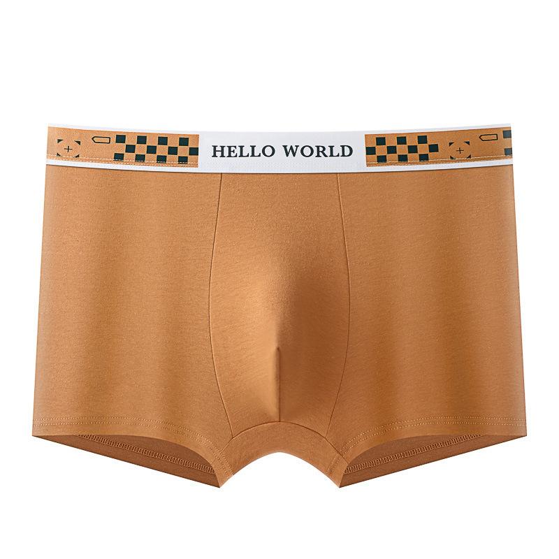 Cotton Men's Underwear In Plus Size with No Trace on The Waist 5A Antibacterial Crotch Breathable Sports Flat Angle Men's Underpants Men’s