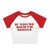 I HATE BEING SEXY Fashion European and American Trend Slogan Printed Top YK Spice Girl Navel Short T-Shirt
