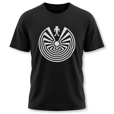 Man In the Maze Labyrinth T-Shirt | I'itoi Native American Unisex Graphic Tee