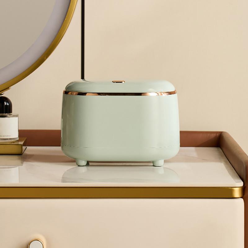 Mini Trash Can With Lid Small Trash Can Desk Trash Can Countertop Tiny Desktop Waste Garbage Bin Commercial Office Wastebasket