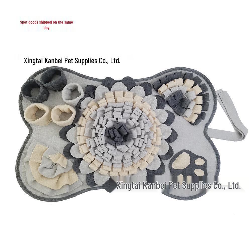 Indoor Pet Sniffing Mat - Slow Feeding Toy for Dogs and Cats To Release Energy and Enjoy a Treasure Hunt Game.