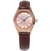 JIOS AWAZU Automatic No Battery Replacement Sapphire Genuine Leather Crocodile Pink Gold x Biwa Trout Salmon x Blue Hands [JIOS] Women's Watch,