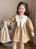 Autumn Korean-Style Academy Dress for Baby Girls – Infant Princess Fashion