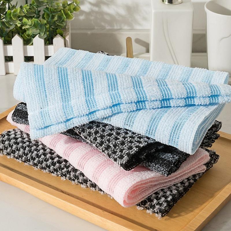 1/2pcs Exfoliating Bath Towel - Dual-Sided Scrubber & Massage Sponge, Shower/Bath Tool for Men & Women, Daily Grooming Accessory