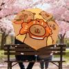 1P Capibala Umbrella-8-Rib Reinforced, Automatic Open, Lightweight & Durable, Cute Fashion Accessory for Outdoor-Q203