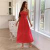 French Elegant Style Suspenders Waist Long Dresses Dresses Women's Spring and Summer