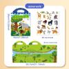 Silicone Jelly Stickers Quiet Book: DIY Educational Handmade Children's Sticker Book