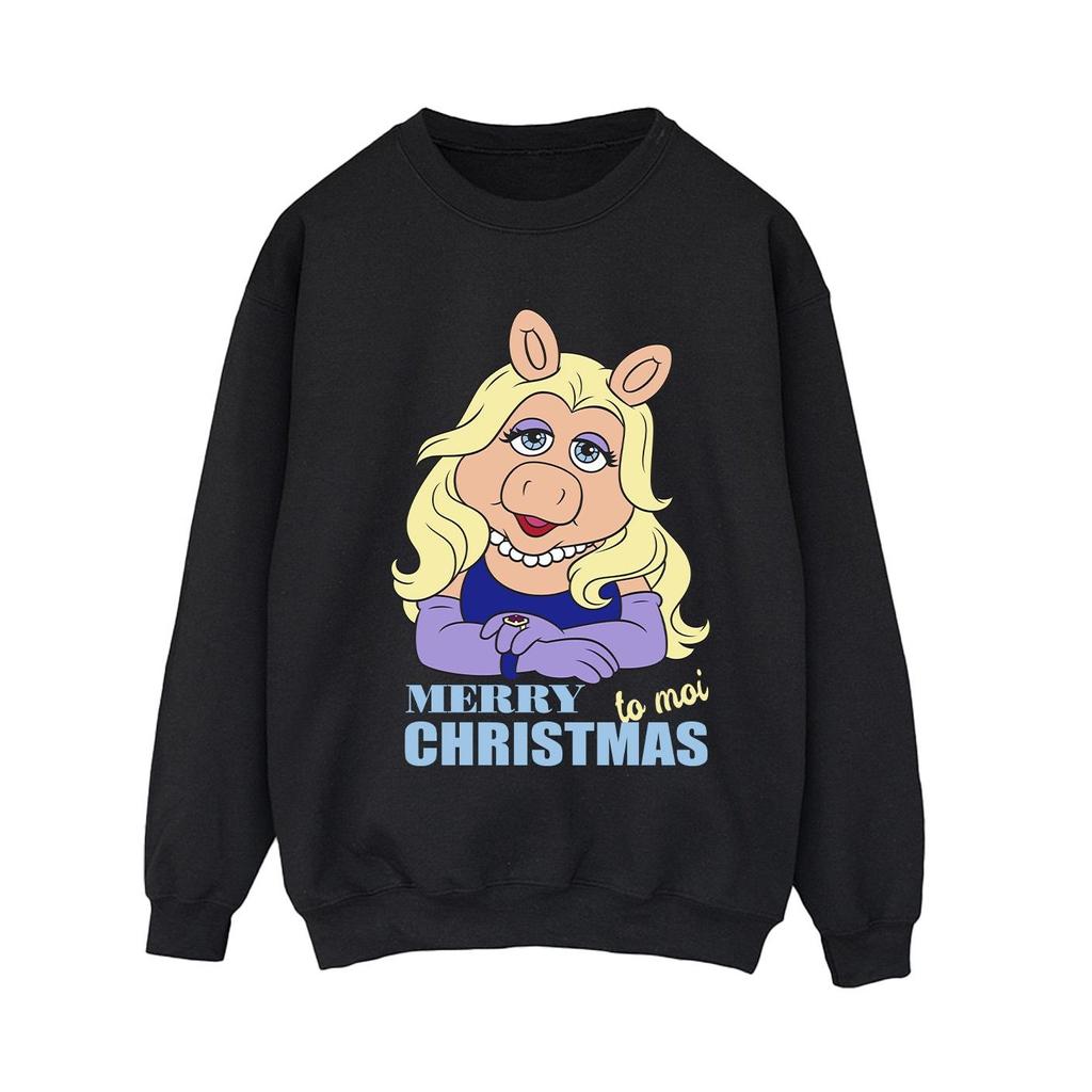 Disney Womens/Ladies Muppets Miss Piggy Queen of Holidays Sweatshirt