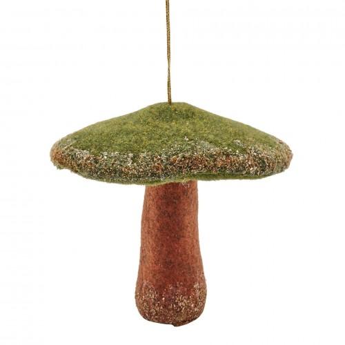 The Seasonal Gift Co. Felt Mushroom Hanging Decoration