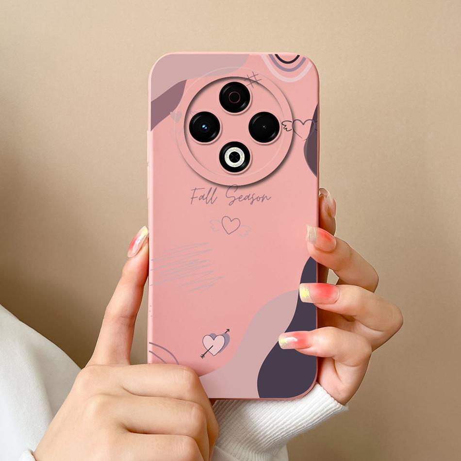 For Tecno Spark 30 Pro 30C Case Love Heart Back Cover For Tecno Spark 30C 4G 5G Full Protection Soft Liquid Silicone Phone Cases
