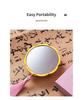 Luxury Chinese Style Compact Mirror Gift Box – Portable Handheld Makeup Mirror for Touch-Ups, Perfect Bestie Gift