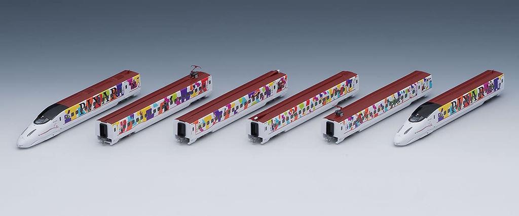 Tomytec TOMIX N Gauge Special Project Kyushu Shinkansen Series JR Kyushu WAKU WAKU ADVENTURE Shinkansen Set 6 Cars 97928 Railway Model Train 800-1000