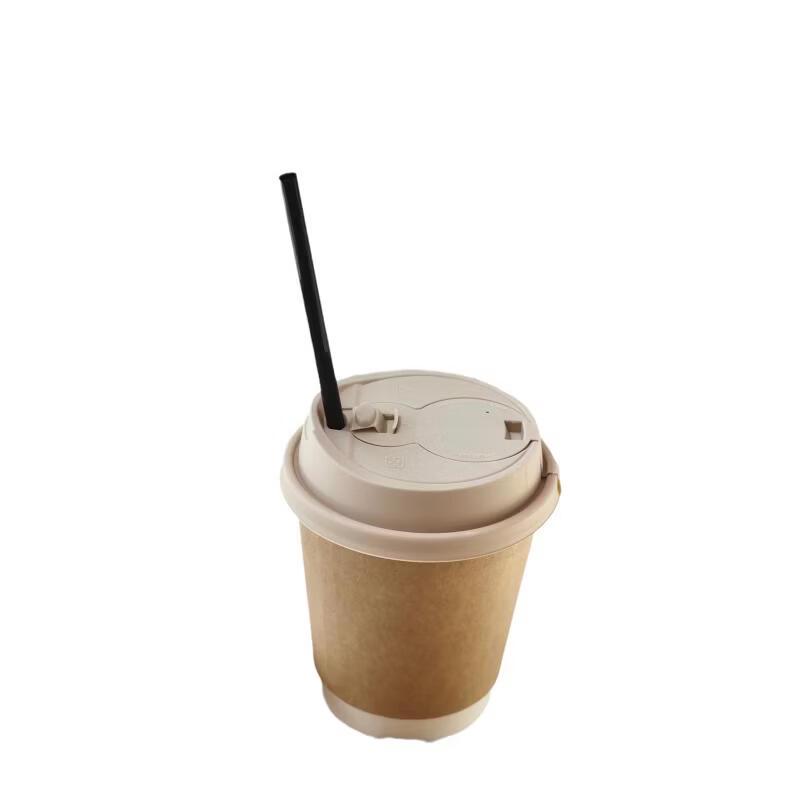Xihe Disposable Double-Wall Kraft Paper Anti-Scald Cups