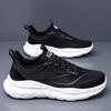 Mens Running Shoes Summer Outdoor Mesh Breathe Flat Sneakers Lightweight Wear-resistant Comfortable Casual Tennis Shoes for Man