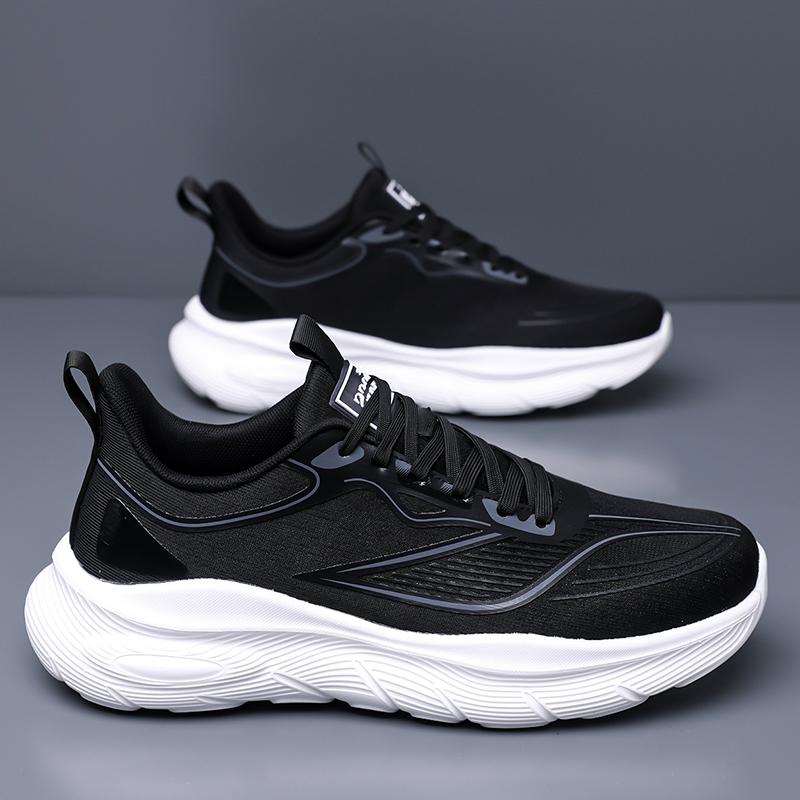 Mens Running Shoes Summer Outdoor Mesh Breathe Flat Sneakers Lightweight Wear-resistant Comfortable Casual Tennis Shoes for Man