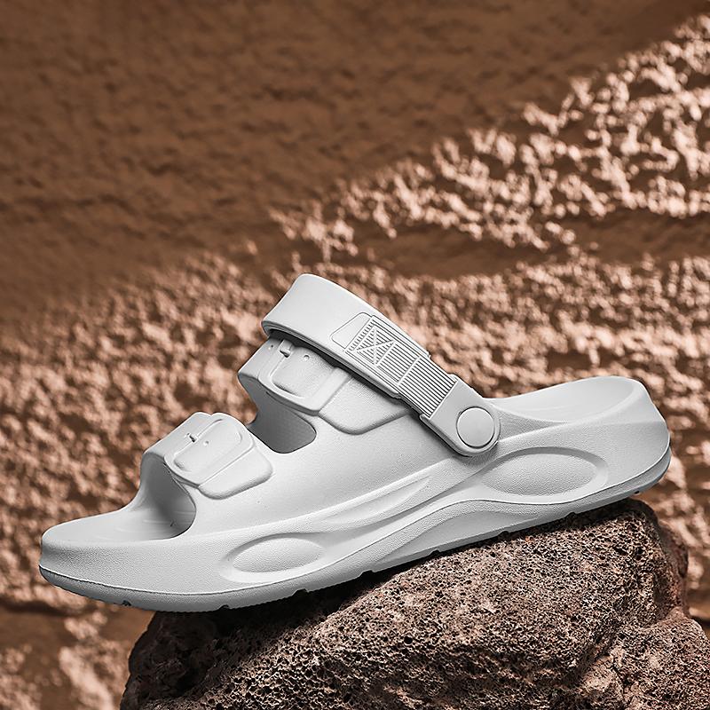 Fashion Black White EVA Sports Shoes Beach Woman Slippers Women Dormitory Casual Shoes Couple Outdoor Slippers for Men 2025 Trend