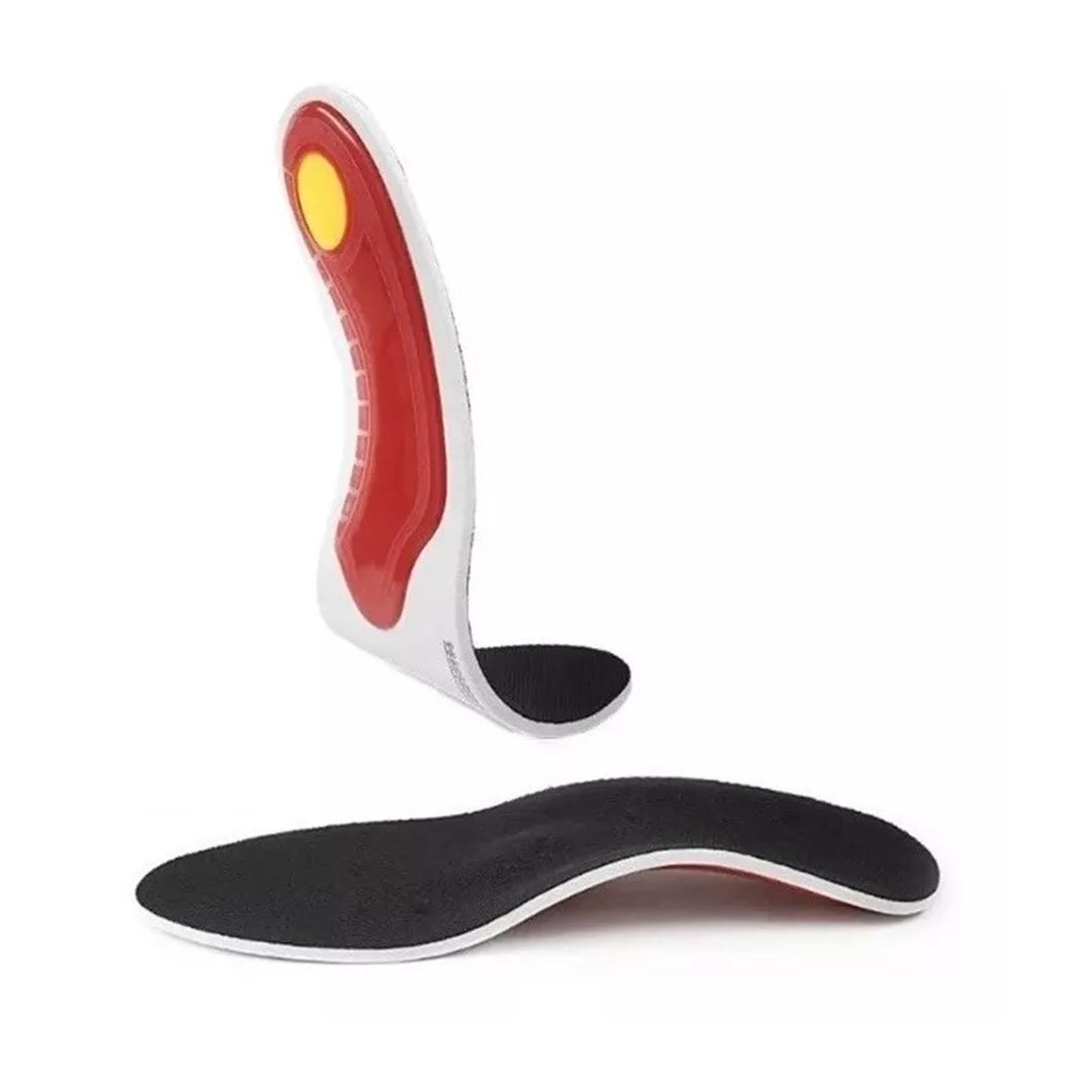 

Стельки-ортезы для стопы, обрезаемые вставки для поддержки свода стопы, с носком для коррекции вальгусной деформации и косточки большого пальца, красные, задник L S 35-40