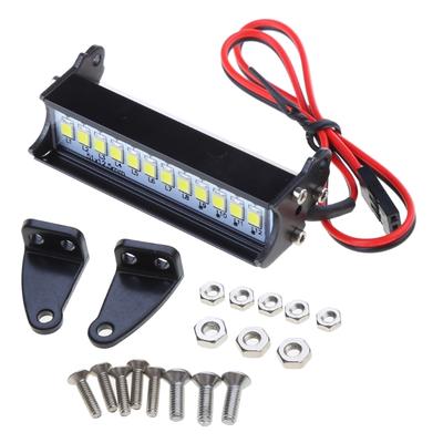 1:10 Feux de Toit LED pour Voiture Télécommandée Remplacement Pièce de Rechange 4/6 Roues avec Support Fixation Facile Amélioration Crawler RC Accesso